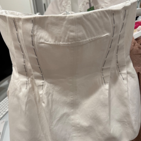 Nackiye White Strapless Top - Picture 3 of 4